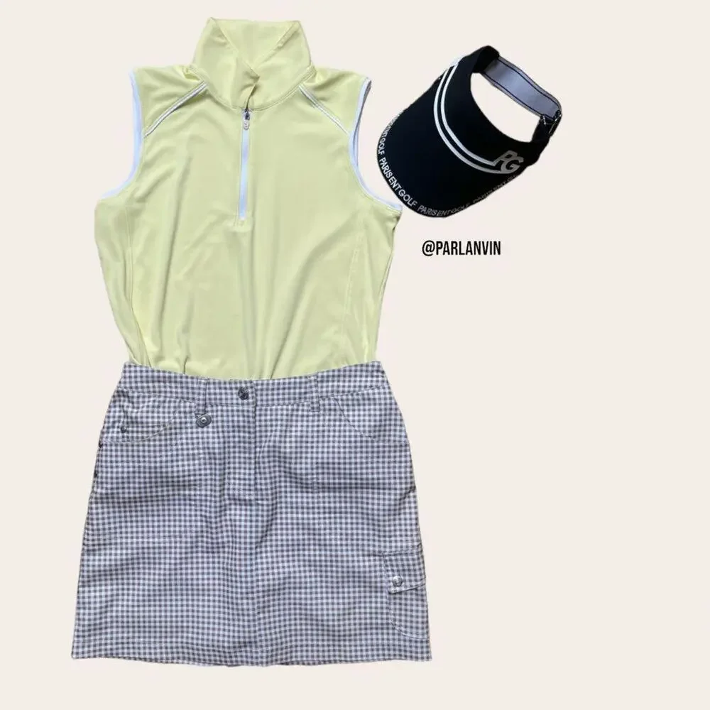 Daily Sports Athletic Golf Leisure Skort Skirt Gingham Size 4
